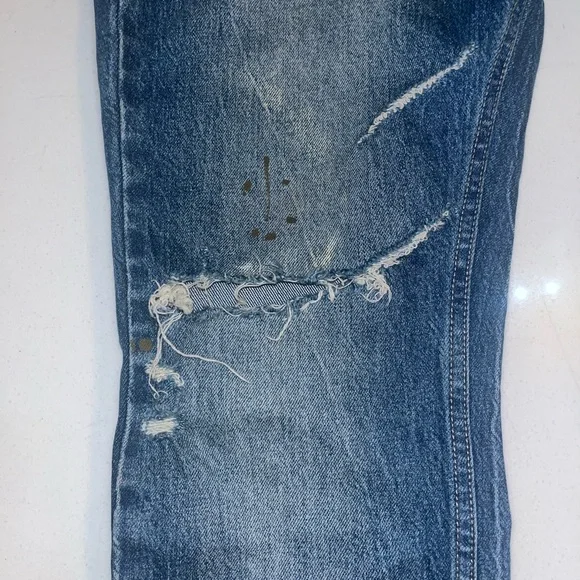 Ksubi Chitch Odyssey Denim Men's Distressed Blue Jeans Size 34